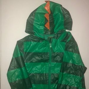 Boys Dino rain coat size 4T
